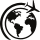 Ícono de envío global desde EE.UU., representa importación internacional y cobertura amplia.